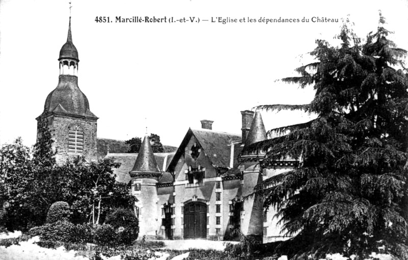 Ville de Marcill-Robert (Bretagne).