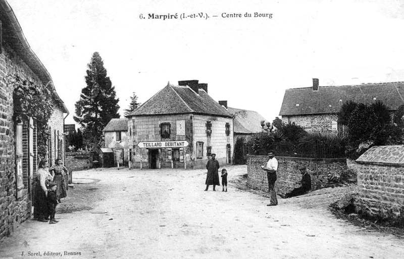 Ville de Marpir (Bretagne).