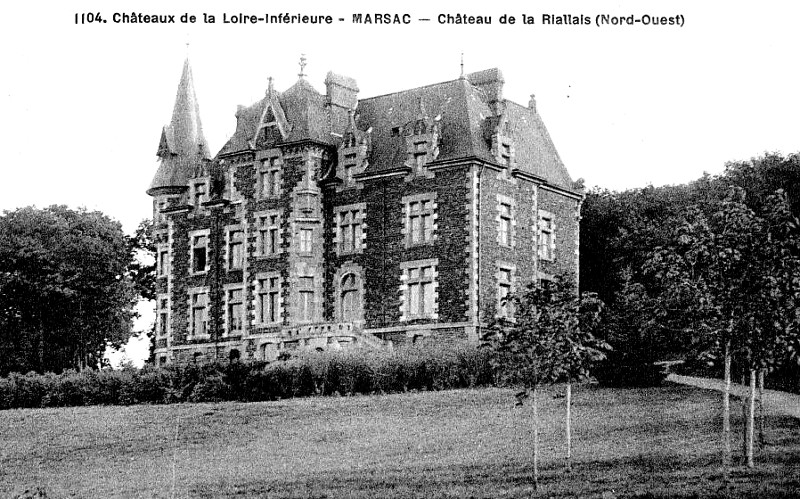 Chteau de la Riallais  Marsac-sur-Don (anciennement en Bretagne).