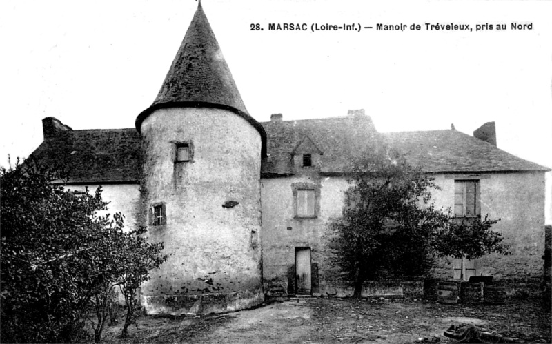 Manoir de Trveleux  Marsac-sur-Don (anciennement en Bretagne).
