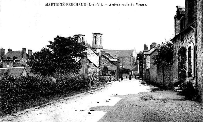 Ville de Martign-Ferchaud (Bretagne).