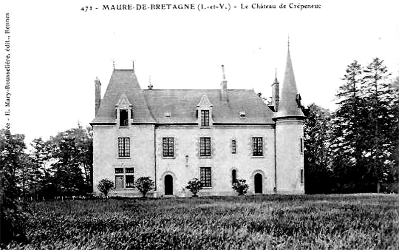 Chteau de Crpeneuc  Maure-de-Bretagne (Bretagne).