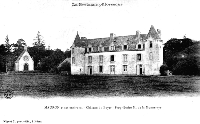 Chteau du Boyer  Mauron (Bretagne).