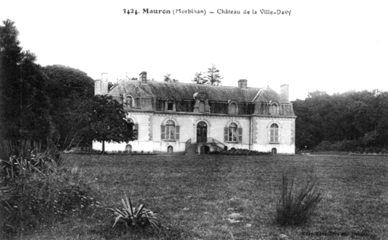 Chteau de la Ville-Davy  Mauron (Bretagne).
