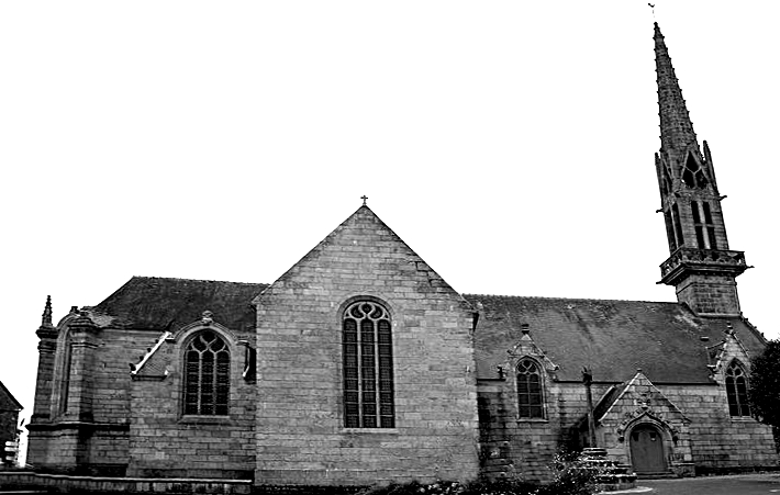 Eglise de Melgven (Bretagne).