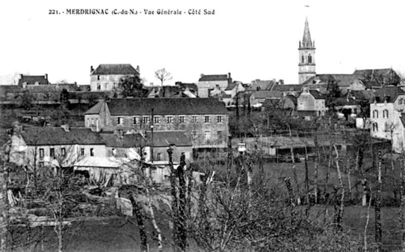 Ville de Merdrignac (Bretagne).