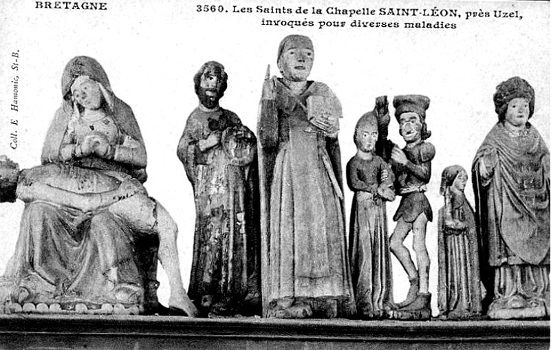 Les Saints de la chapelle Saint-Lon en Merlac (Bretagne).