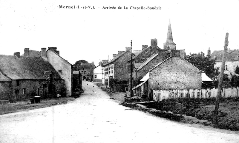 Ville de Mernel (Bretagne).