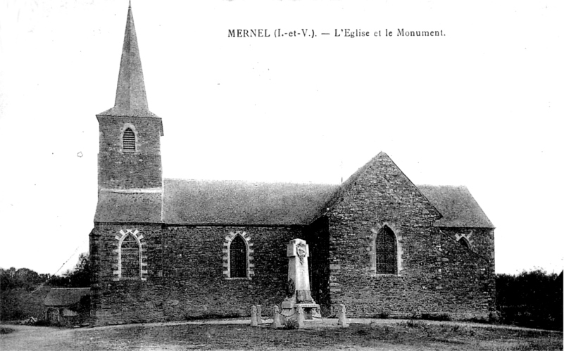Eglise de Mernel (Bretagne).