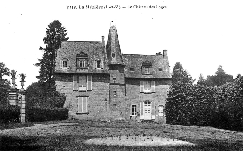 Chteau des Loges  La Mzire (Bretagne).