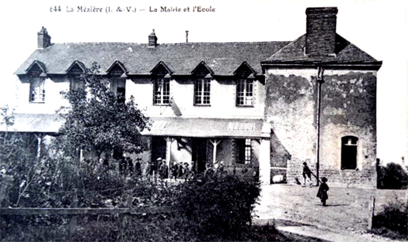 Ville de La Mzire (Bretagne).