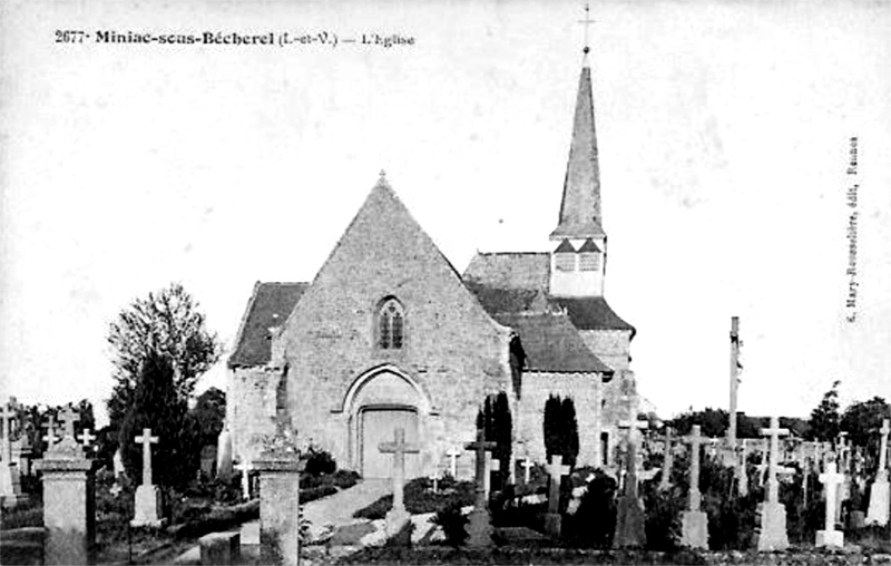 Eglise de Miniac-sous-Bcherel (Bretagne).