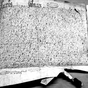 Minihy-Tr�guier (Bretagne) : Transaction entre le chapitre et le chapelain (15 novembre 1443)