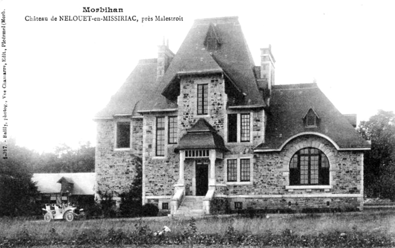 Chteau du Nelhouet  Missiriac (Bretagne).