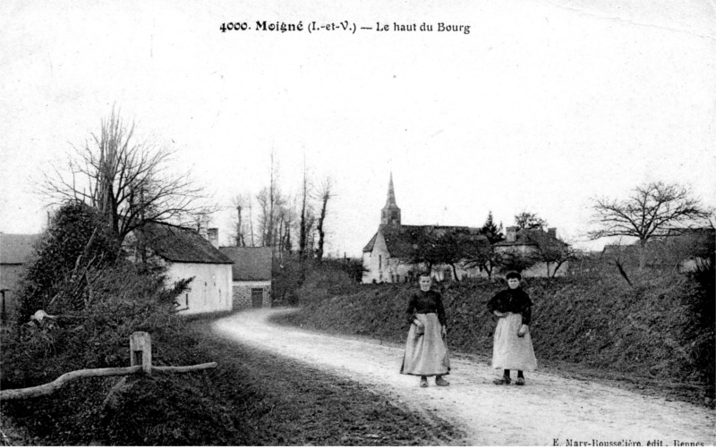 Ville de Moign (Bretagne).