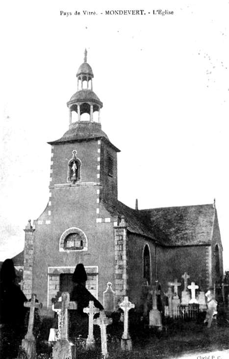 Eglise de Mondevert (Bretagne).