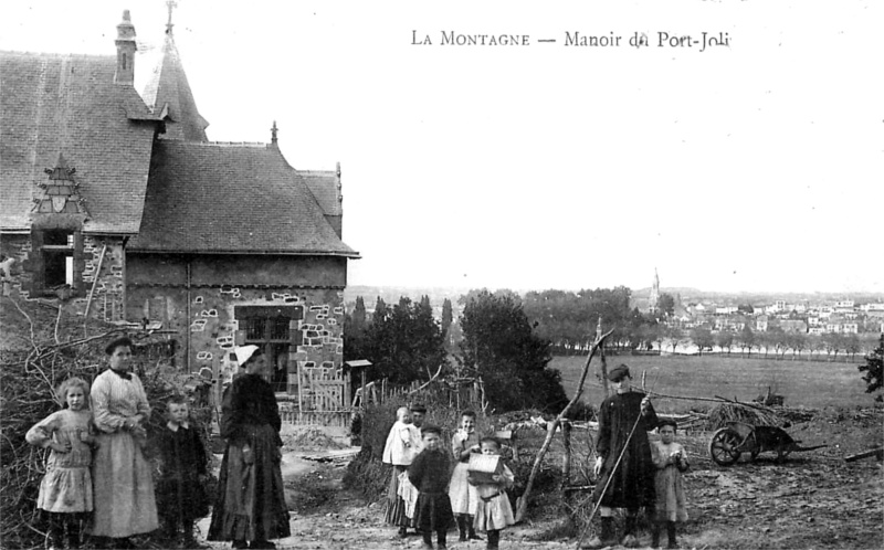 Ville de la Montagne (Loire-Atlantique) manoir de Port-Joly..