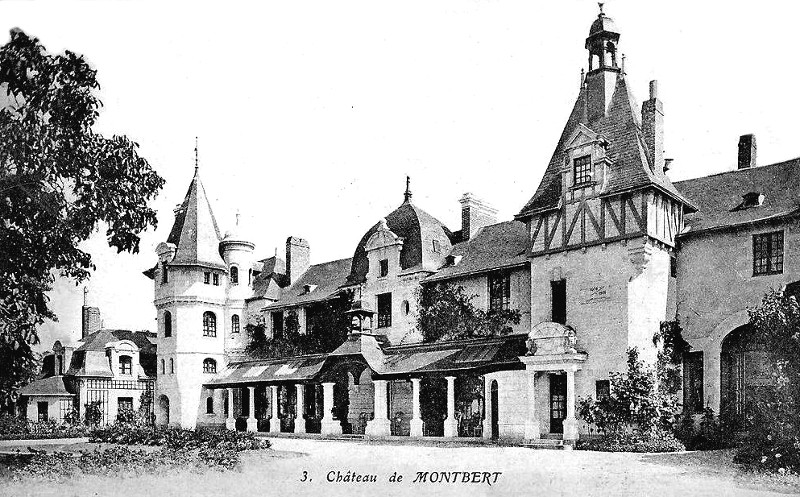 Chteau de Montbert (Bretagne).