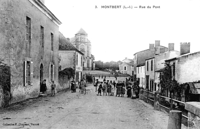 Ville de Montbert (Bretagne).