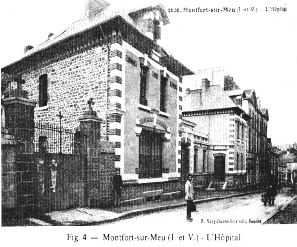 Montfort-sur-Meu (Bretagne) : L'h�pital.