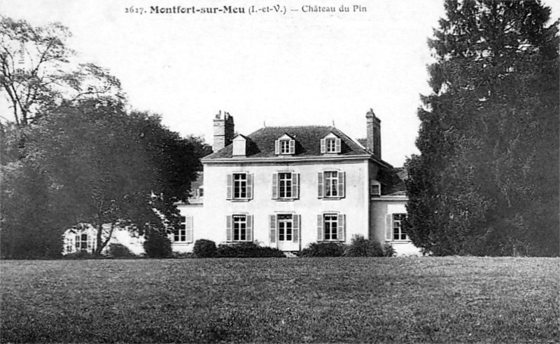 Chteau de Montfort-sur-Meu (Bretagne).