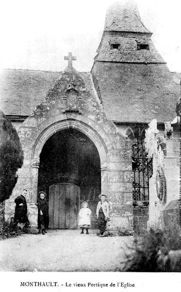 Eglise de Monthault (Bretagne).