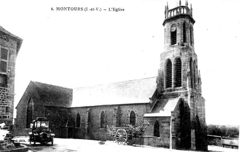 Eglise de Montours (Bretagne).