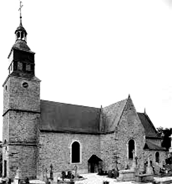 Eglise de Montreuil-sous-Prouse (Bretagne).