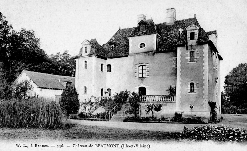Chteau de Beaumont  Mordelles (Bretagne).