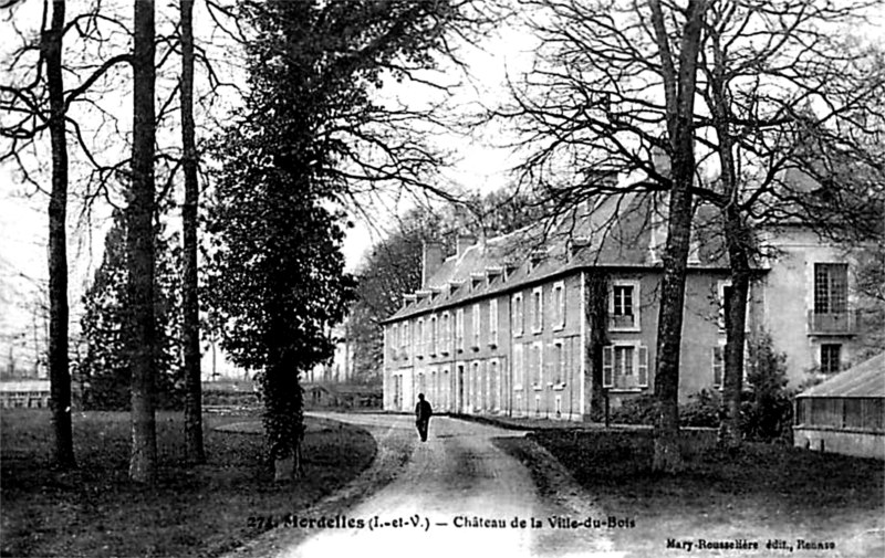 Chteau de la Ville-du-Bois  Mordelles (Bretagne).