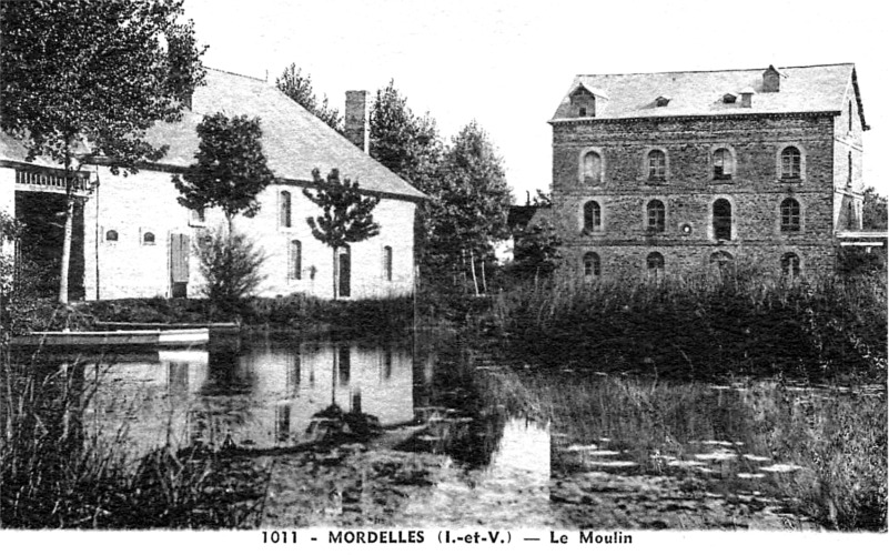 Moulin  Mordelles (Bretagne).
