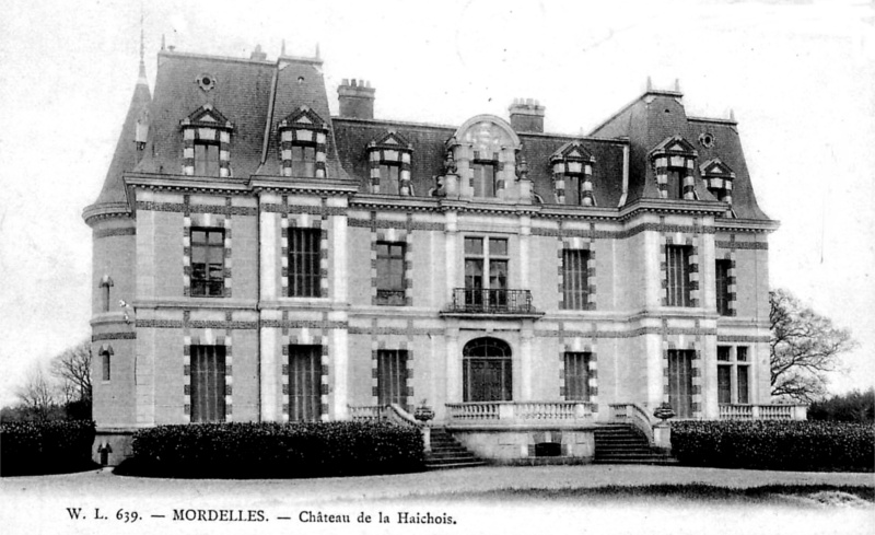 Chteau de la Haichois  Mordelles (Bretagne).