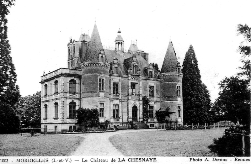 Chteau de la Chesnaye  Mordelles (Bretagne).