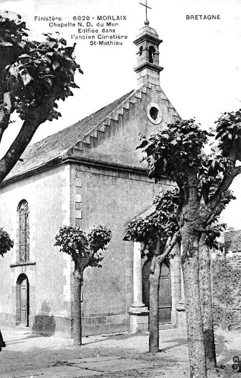 Morlaix (Bretagne) : la chapelle de Notre-Dame du Mur.