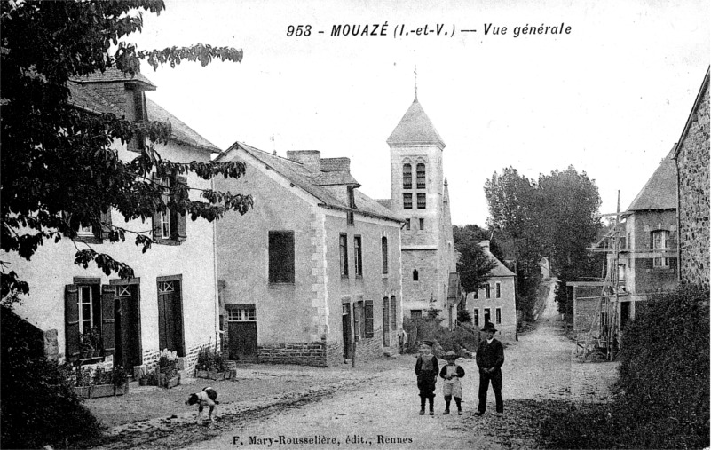 Ville de Mouaz (Bretagne).