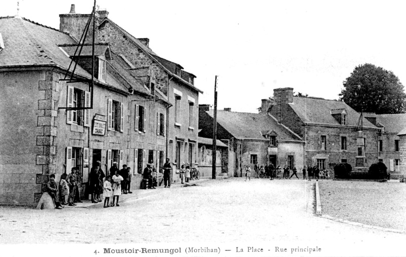 Ville de Moustoir-Remungol (Bretagne).