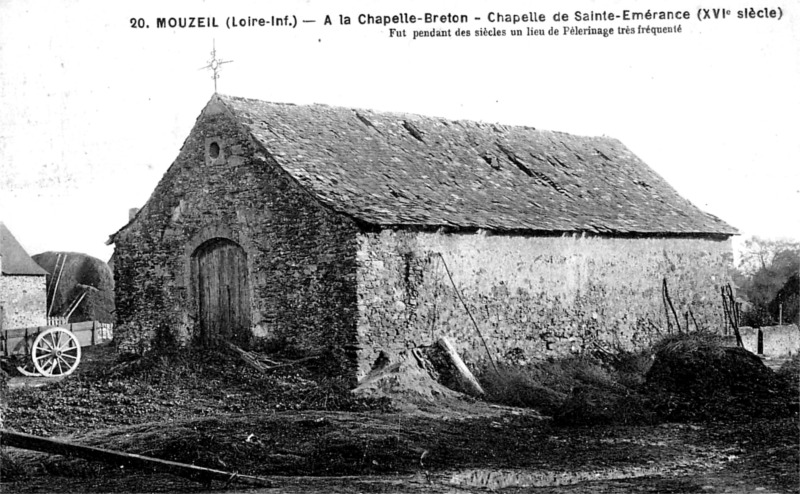 Chapelle de Sainte-Emerance  Mouzeil (anciennement en Bretagne).