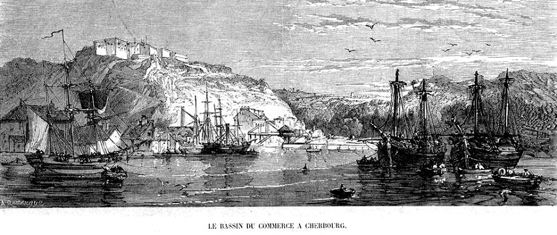 Voyage de Napolon III et de son pouse Eugnie en Normandie et en Bretagne.