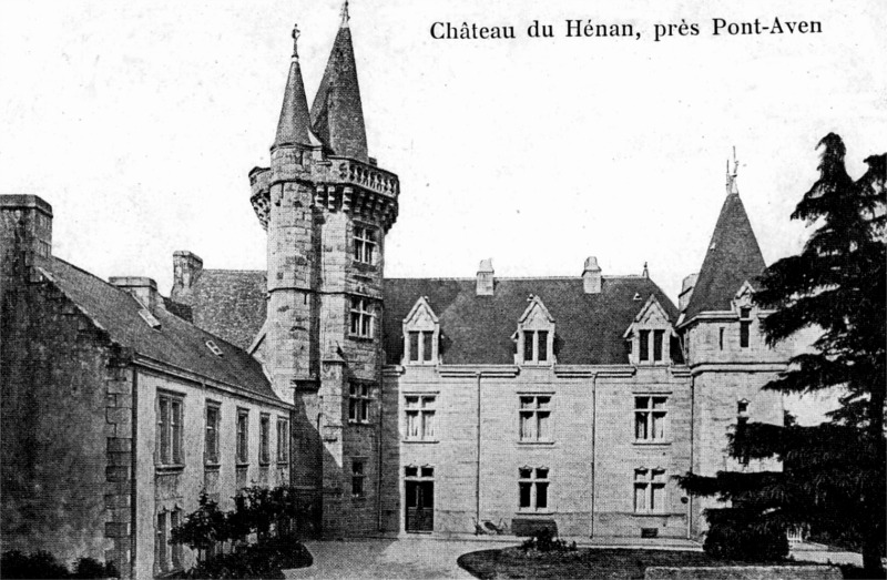 Chteau du Hnant ou Hnan   Nvez (Bretagne).
