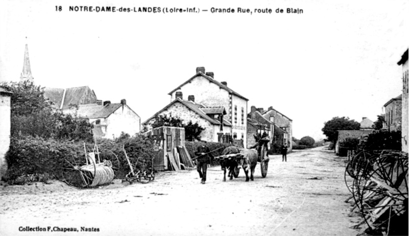 Ville de Notre-Dame-des-Landes (anciennement en Bretagne).