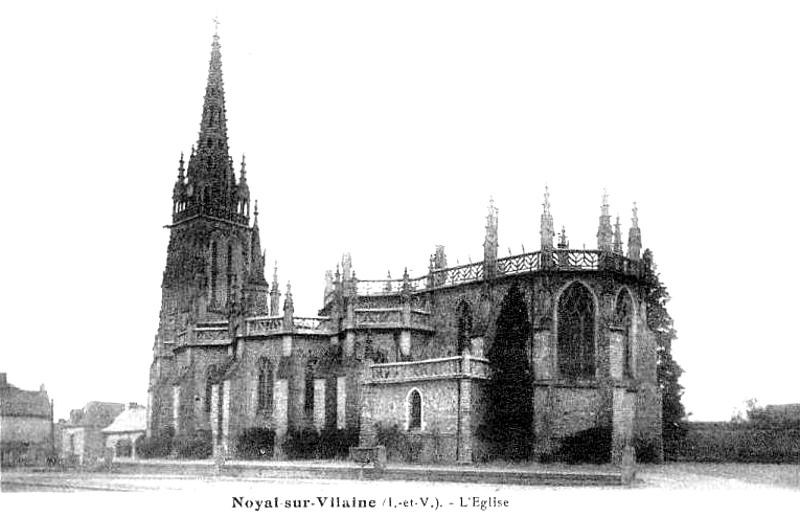 Eglise de Noyal-sur-Vilaine (Bretagne).