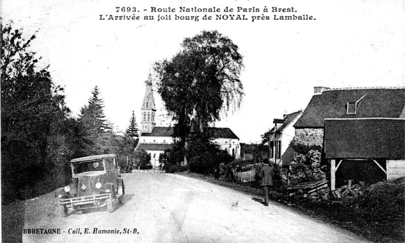 Ville de Noyal, prs de Lamballe (Bretagne). 