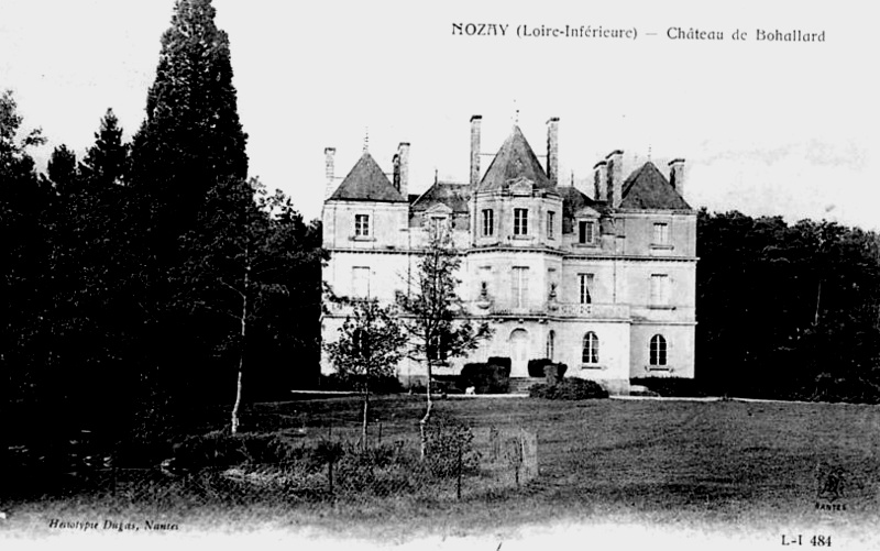 Chteau de Bohallard  Nozay (anciennement en Bretagne).