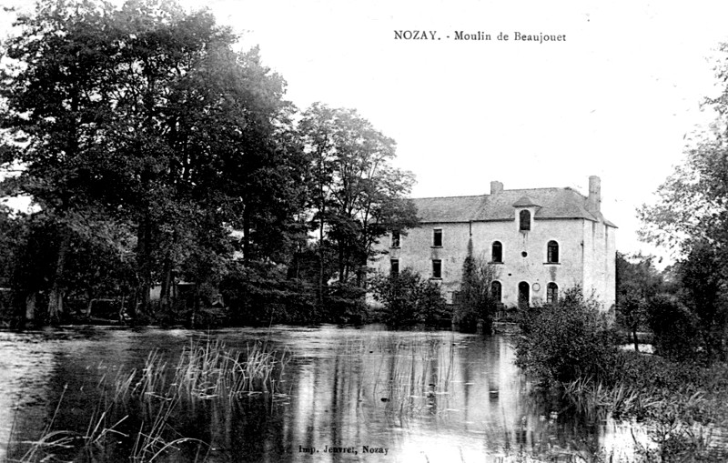 Moulin de Beaujouet  Nozay (anciennement en Bretagne).