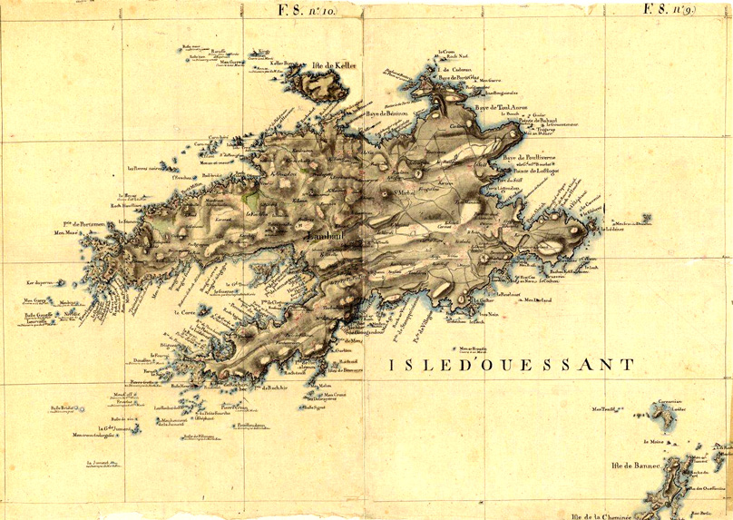 Plan de l'le d'Ouessant (1771-1785)