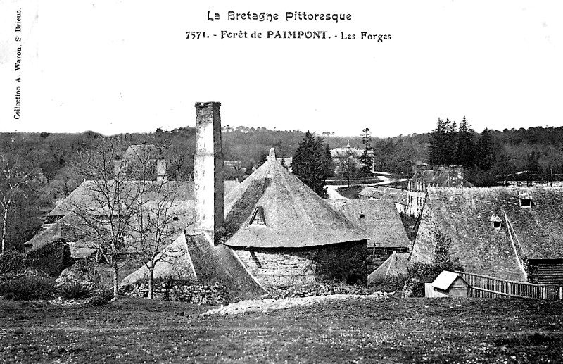 Les forges de Paimpont (Bretagne).