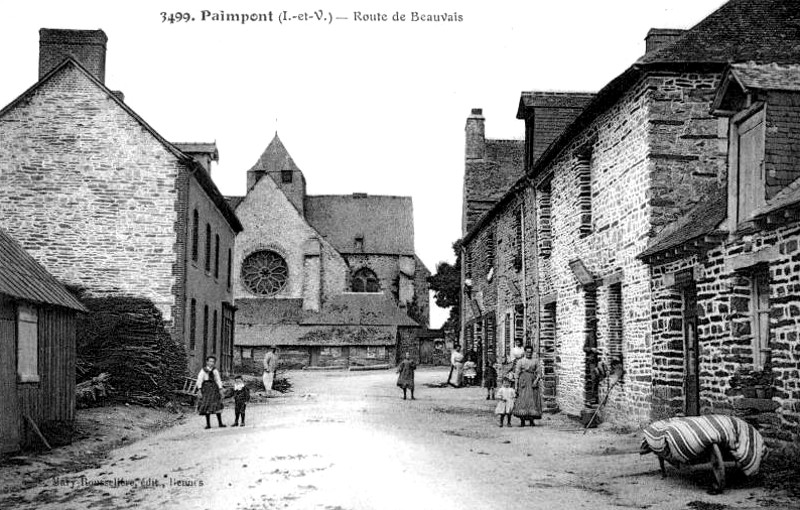 Ville de Paimpont (Bretagne).
