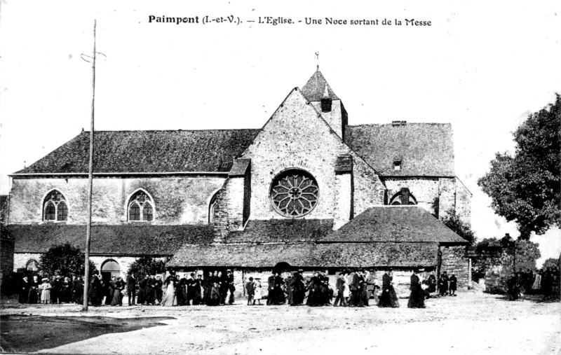 Eglise de Paimpont (Bretagne).
