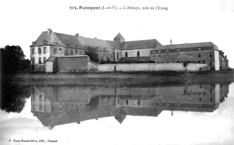 Abbaye de Paimpont (Bretagne).