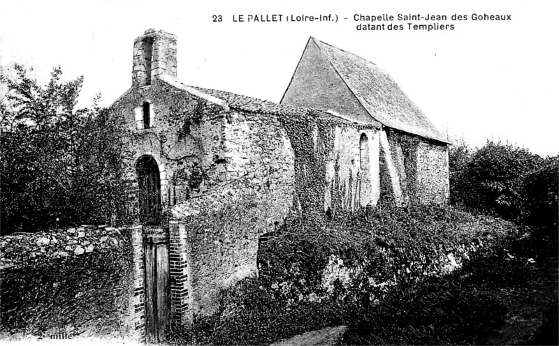 Chapelle Saint-Jean des Goheaux de Le Pallet (Bretagne).